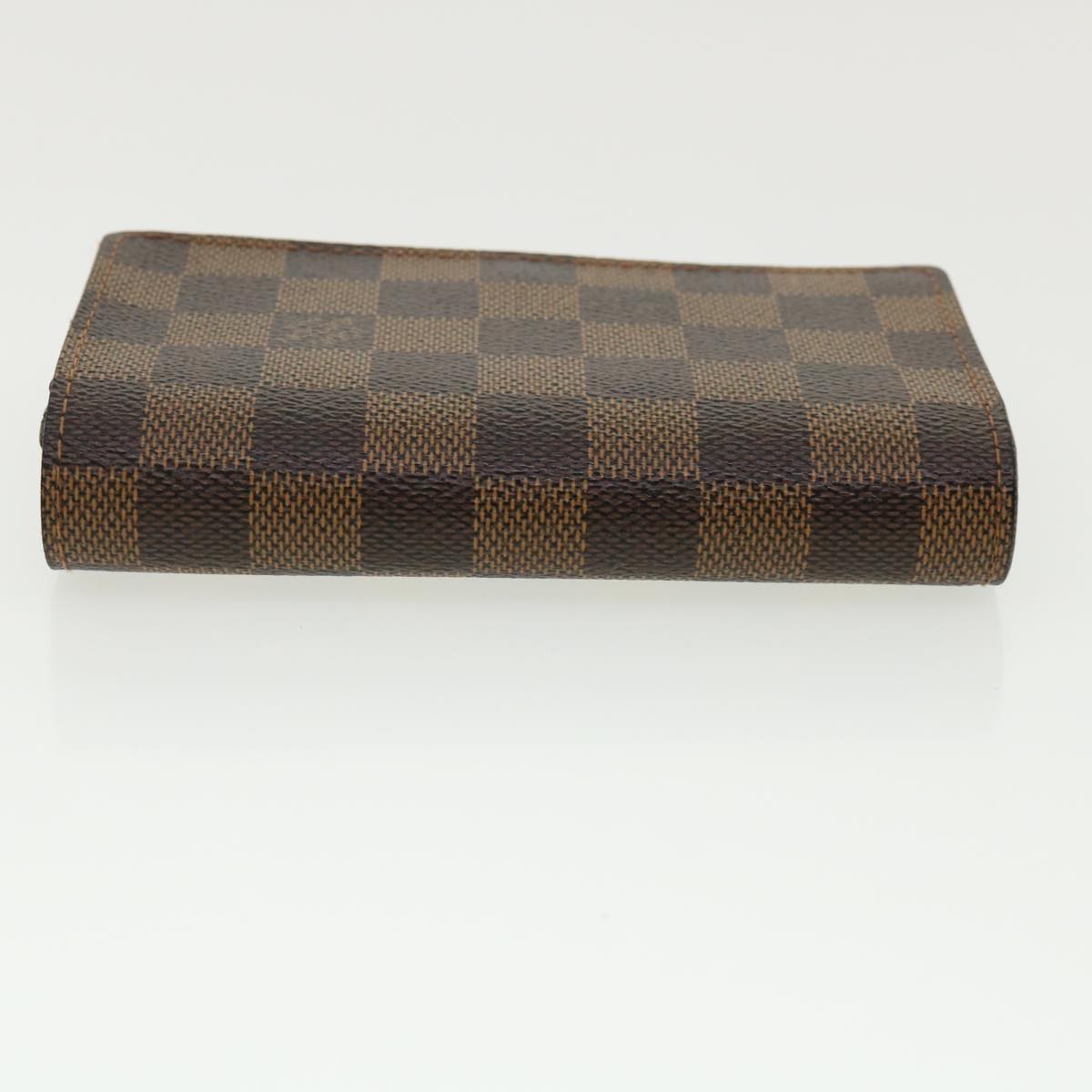 LOUIS VUITTON Damier Ebene Portefeuille Tresor Bifold Wallet N61736 Auth 35558