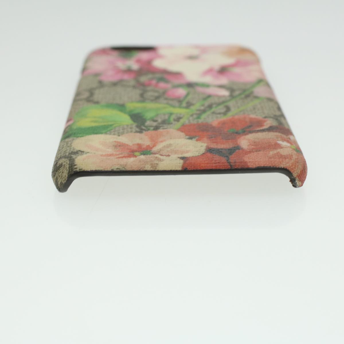 GUCCI GG Canvas Floral Print iPhone 6S Case Beige Pink Green Auth 35630