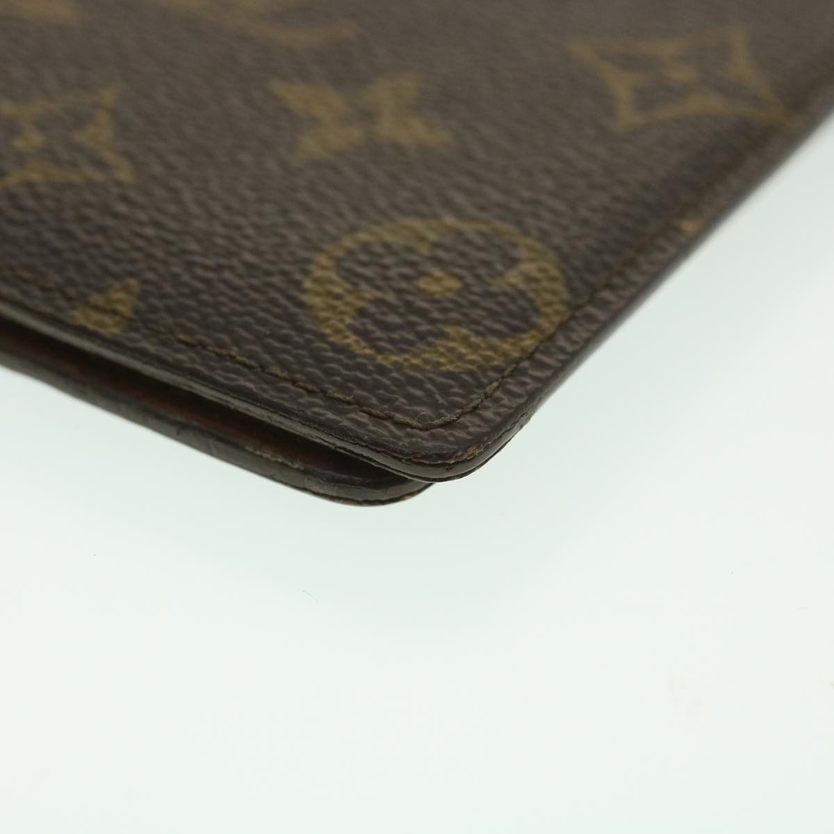 LOUIS VUITTON Monogram Porte Billets 10 Cartes Credit Wallet M60883 Auth 36338