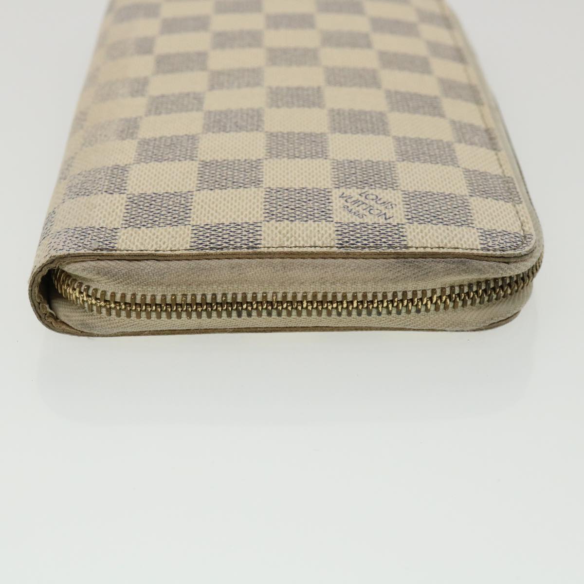 LOUIS VUITTON Damier Azur Zippy Organizer Long Wallet N60012 LV Auth 36491