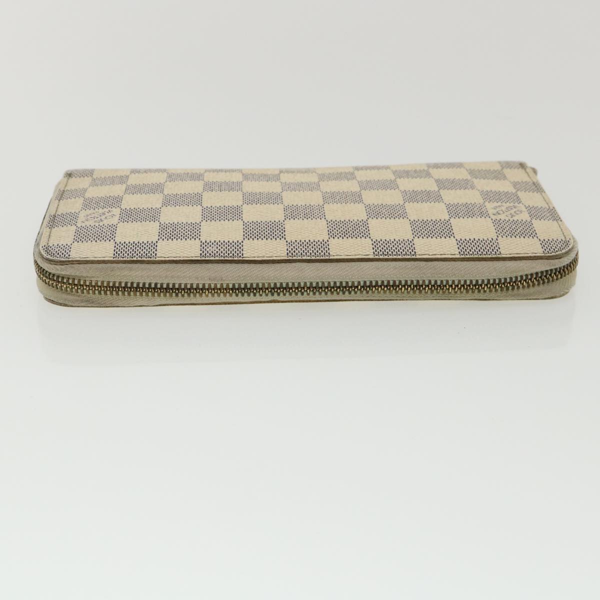 LOUIS VUITTON Damier Azur Zippy Organizer Long Wallet N60012 LV Auth 36491