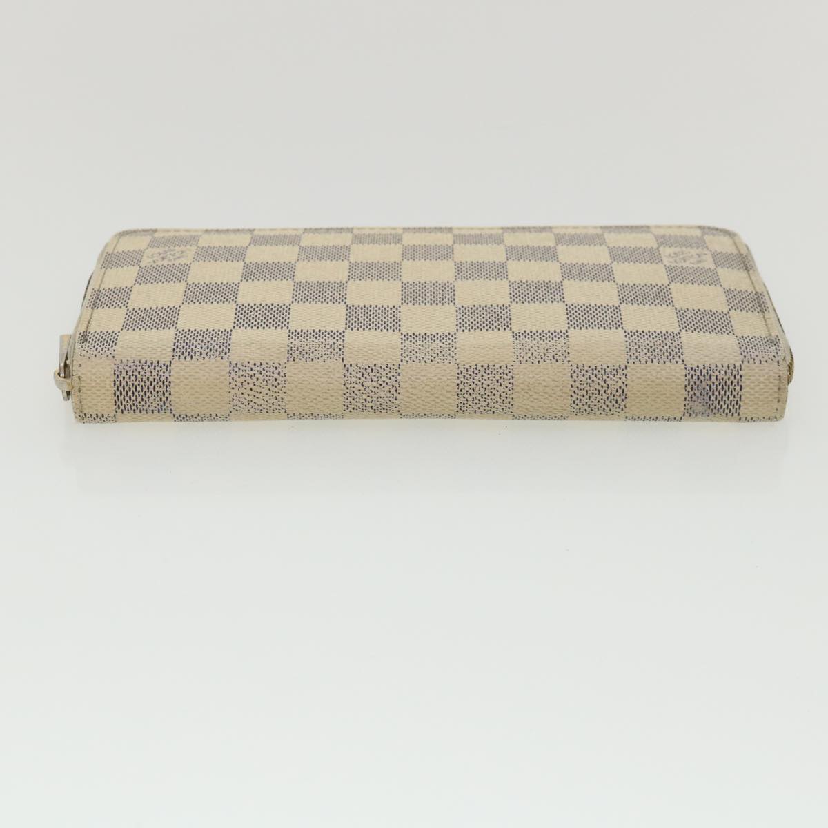 LOUIS VUITTON Damier Azur Zippy Organizer Long Wallet N60012 LV Auth 36491