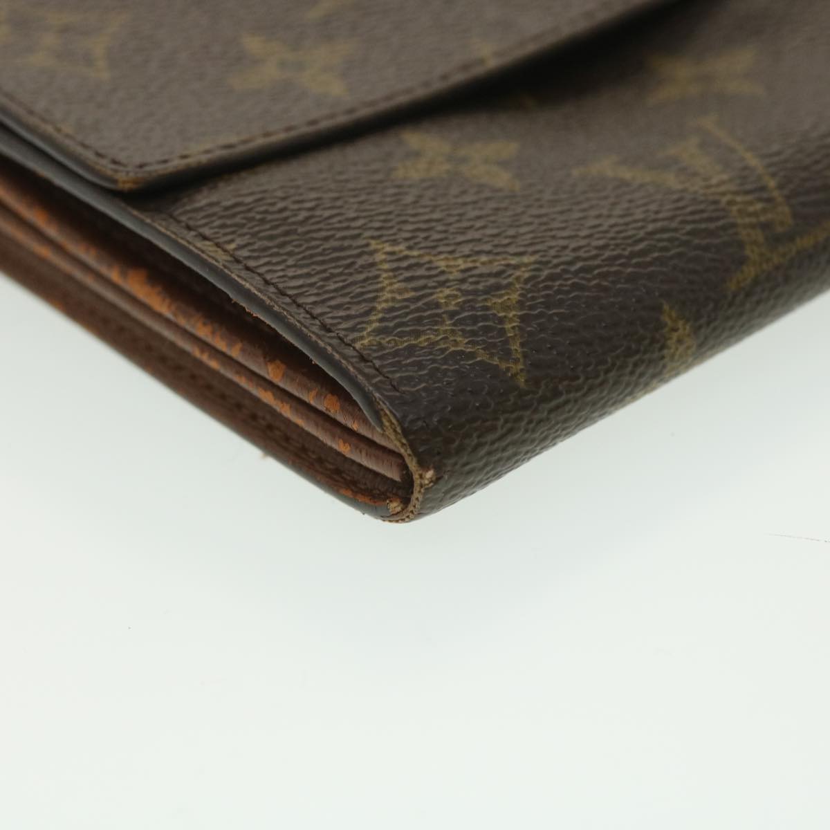 LOUIS VUITTON Monogram Portefeiulle Sarah Long Wallet M66556 LV Auth 36787