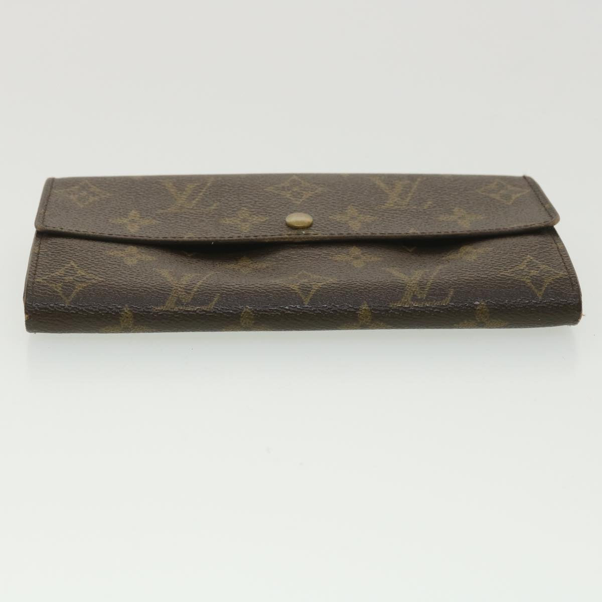 LOUIS VUITTON Monogram Portefeiulle Sarah Long Wallet M66556 LV Auth 36787