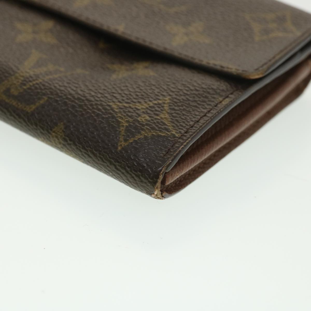 LOUIS VUITTON Monogram Portefeiulle Sarah Long Wallet M66556 LV Auth 36787