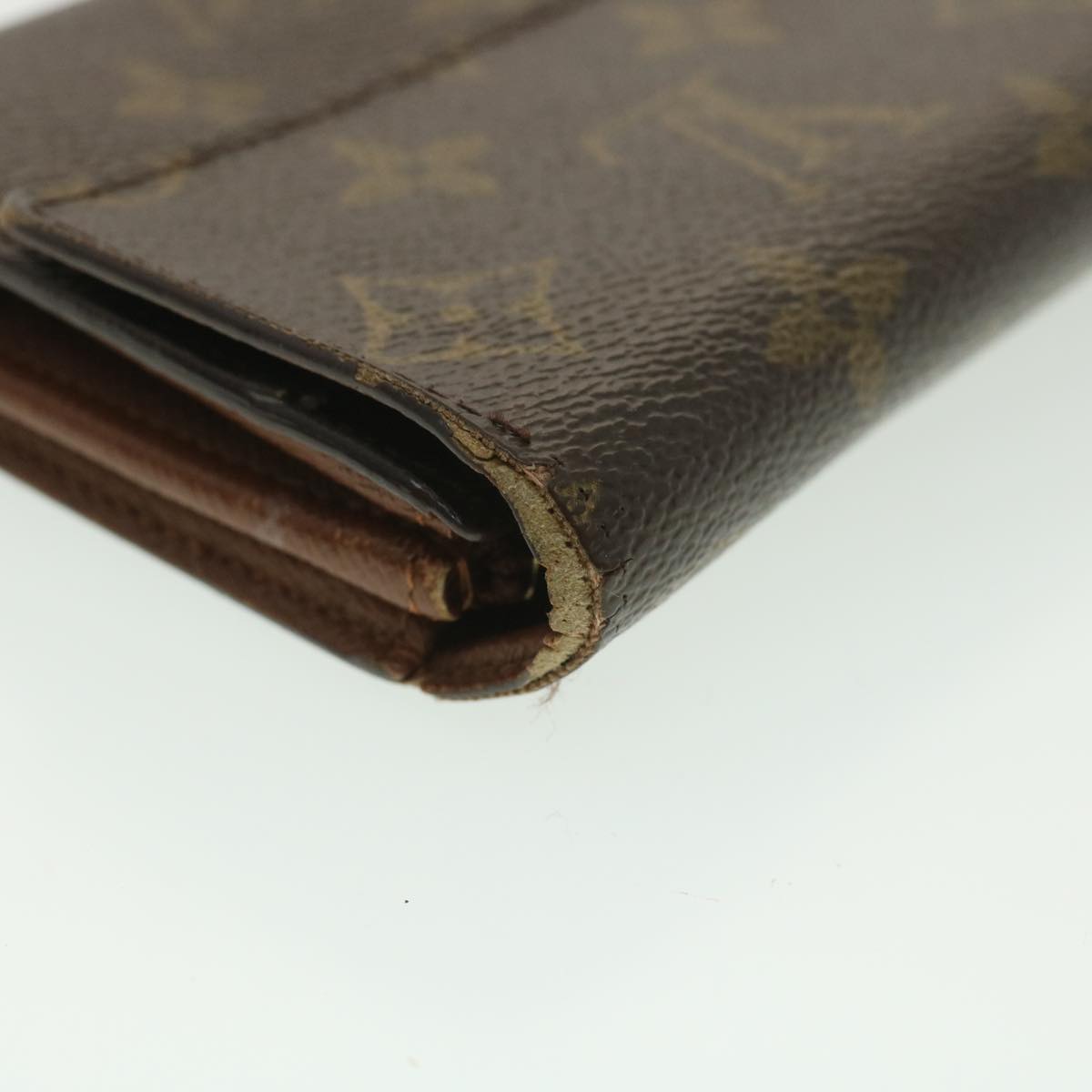 LOUIS VUITTON Monogram Portefeiulle Sarah Long Wallet M66556 LV Auth 36787