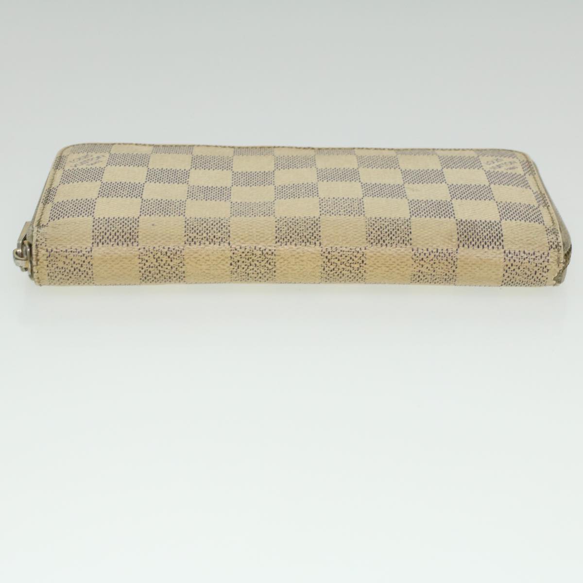 LOUIS VUITTON Damier Azur Zippy Wallet Long Wallet N60019 LV Auth 36843