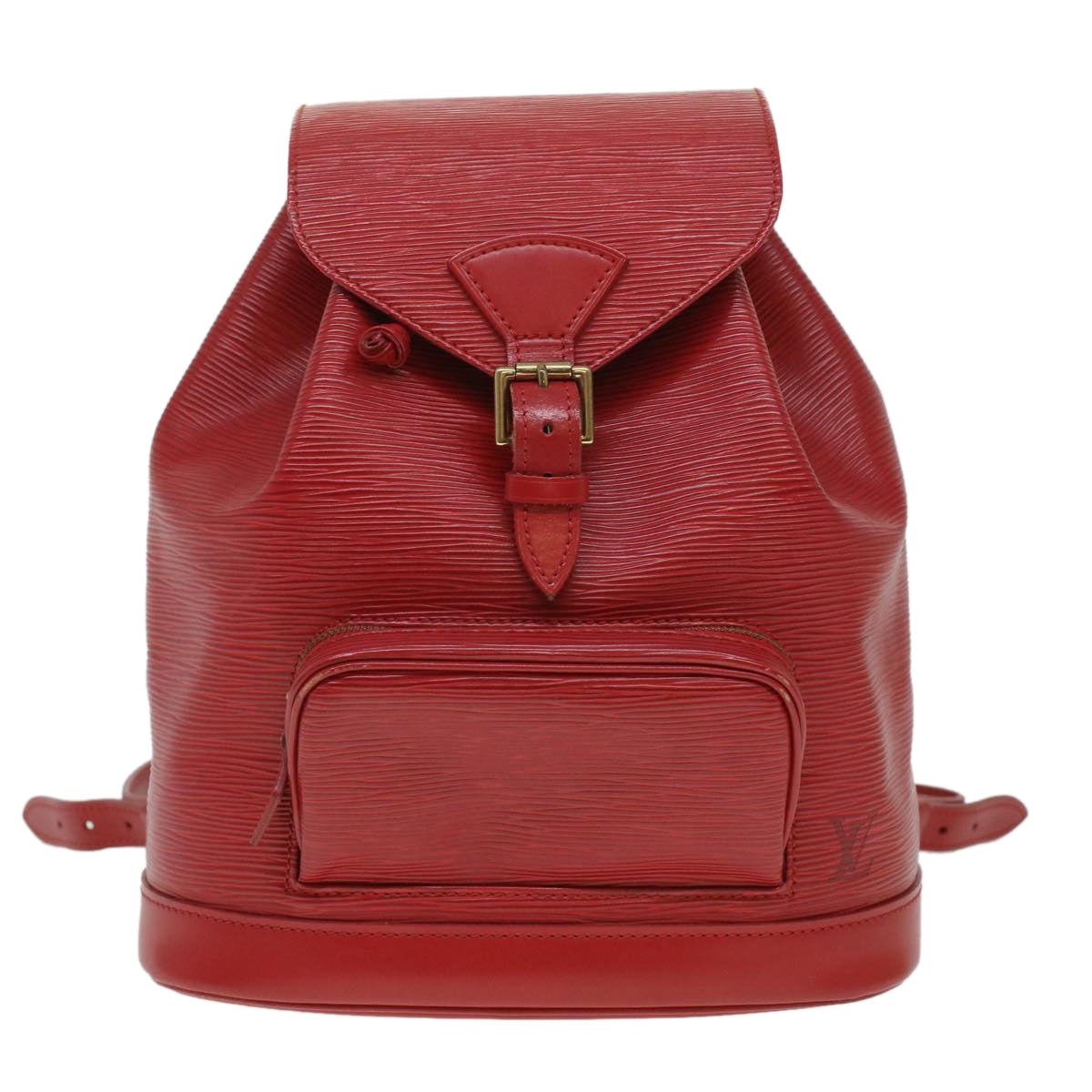 LOUIS VUITTON Epi Montsouris MM Backpack Monaco 700th Red LV Auth 36931