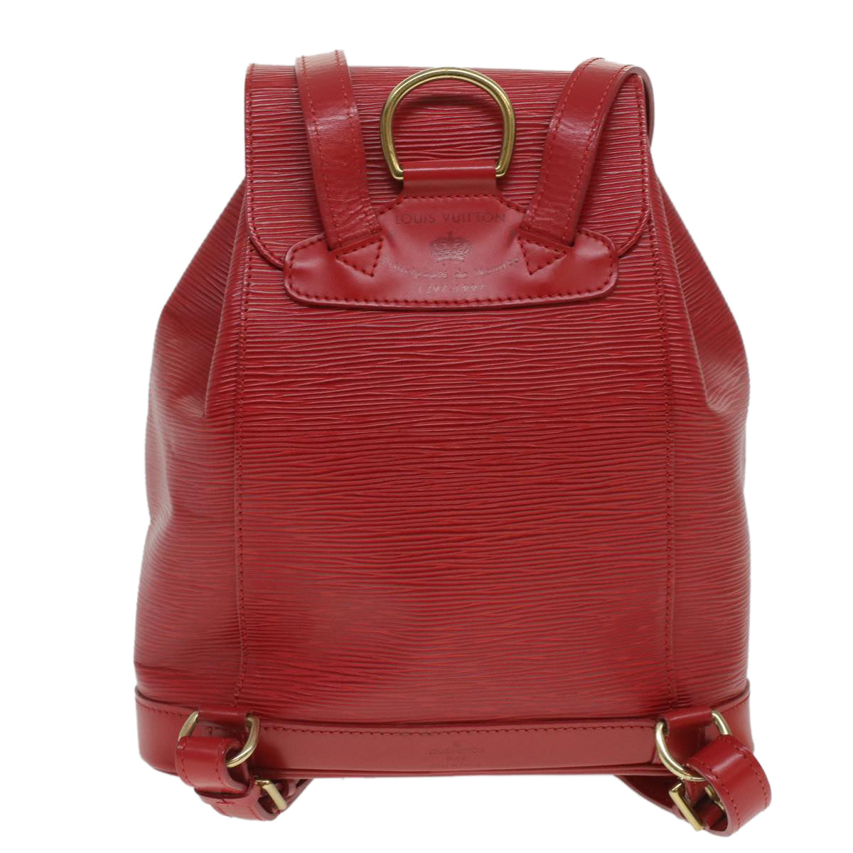 LOUIS VUITTON Epi Montsouris MM Backpack Monaco 700th Red LV Auth 36931