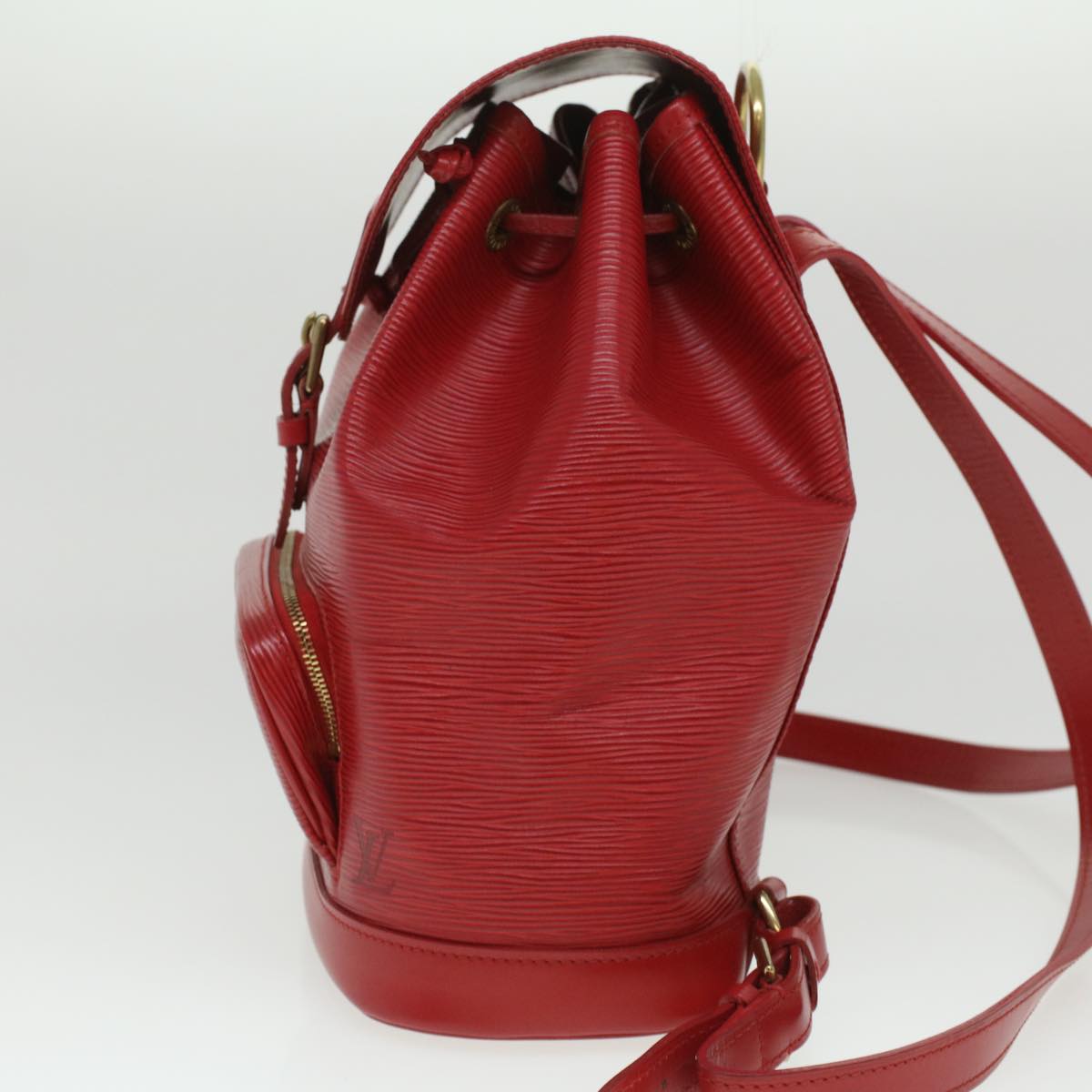 LOUIS VUITTON Epi Montsouris MM Backpack Monaco 700th Red LV Auth 36931