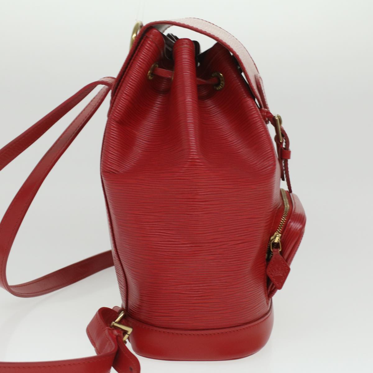 LOUIS VUITTON Epi Montsouris MM Backpack Monaco 700th Red LV Auth 36931