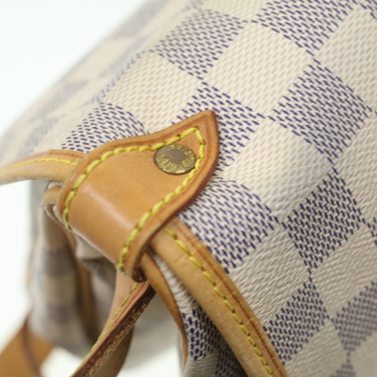 LOUIS VUITTON Damier Azur Saumur 30 Shoulder Bag N48202 LV Auth 37002SAV
