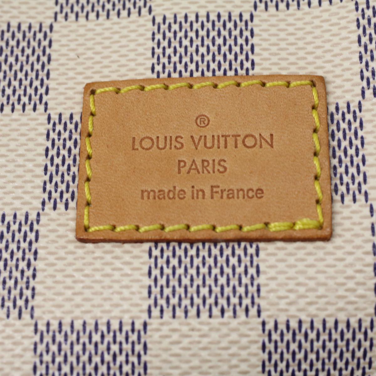 LOUIS VUITTON Damier Azur Saumur 30 Shoulder Bag N48202 LV Auth 37002SAV