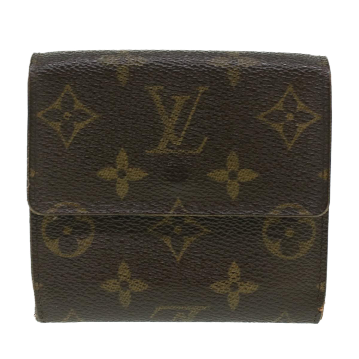 LOUIS VUITTON Monogram Portefeuille Elise Wallet M61654 LV Auth 37068