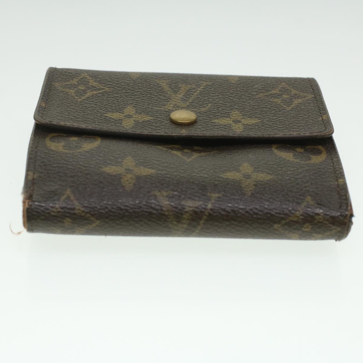 LOUIS VUITTON Monogram Portefeuille Elise Wallet M61654 LV Auth 37068