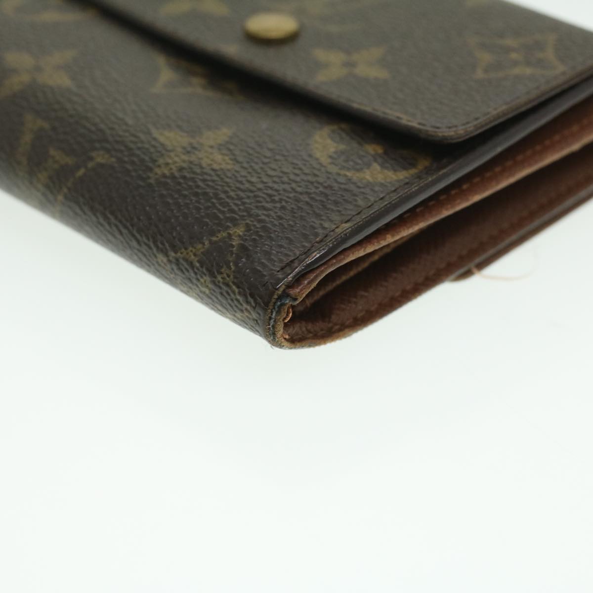 LOUIS VUITTON Monogram Portefeuille Elise Wallet M61654 LV Auth 37068