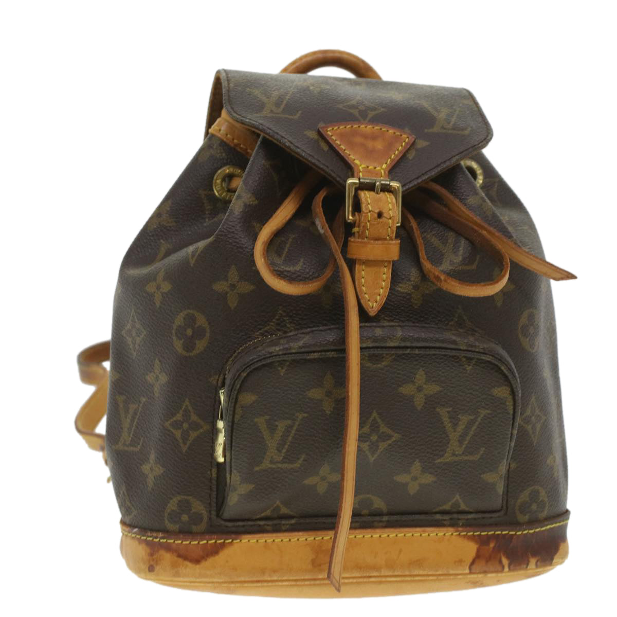 LOUIS VUITTON Monogram Montsouris PM Backpack M51137 LV Auth 37479