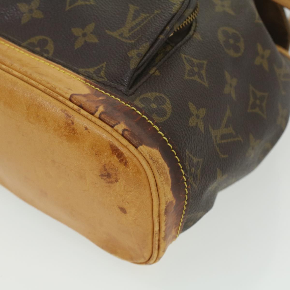 LOUIS VUITTON Monogram Montsouris PM Backpack M51137 LV Auth 37479