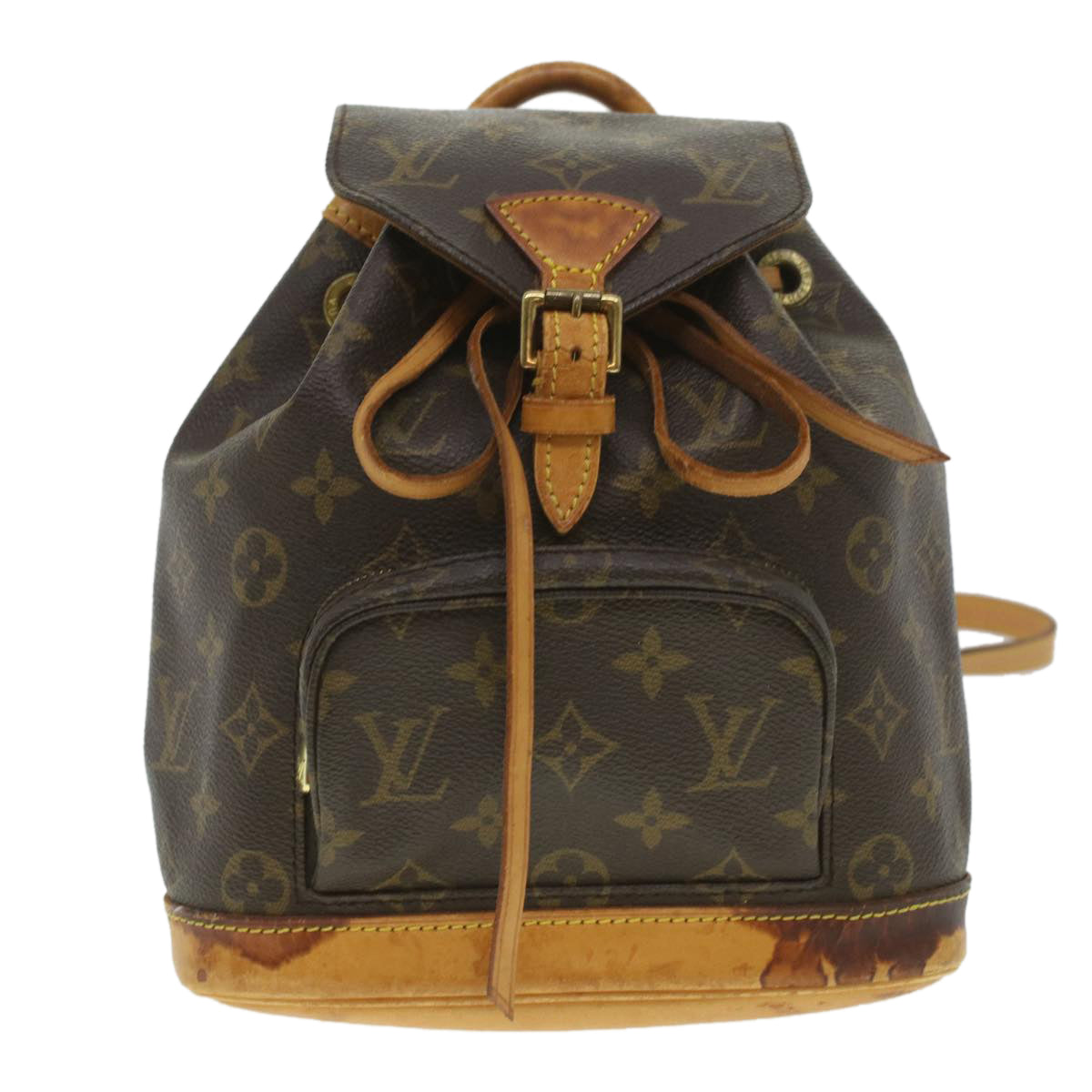 LOUIS VUITTON Monogram Montsouris PM Backpack M51137 LV Auth 37479