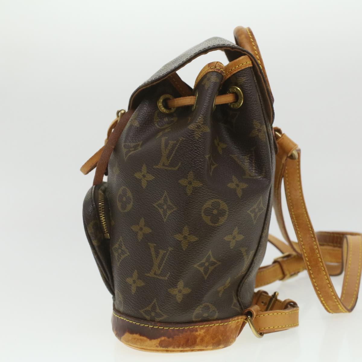 LOUIS VUITTON Monogram Montsouris PM Backpack M51137 LV Auth 37479