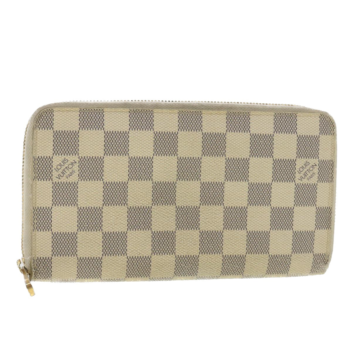 LOUIS VUITTON Damier Azur Zippy Organizer Long Wallet N60012 LV Auth 37631