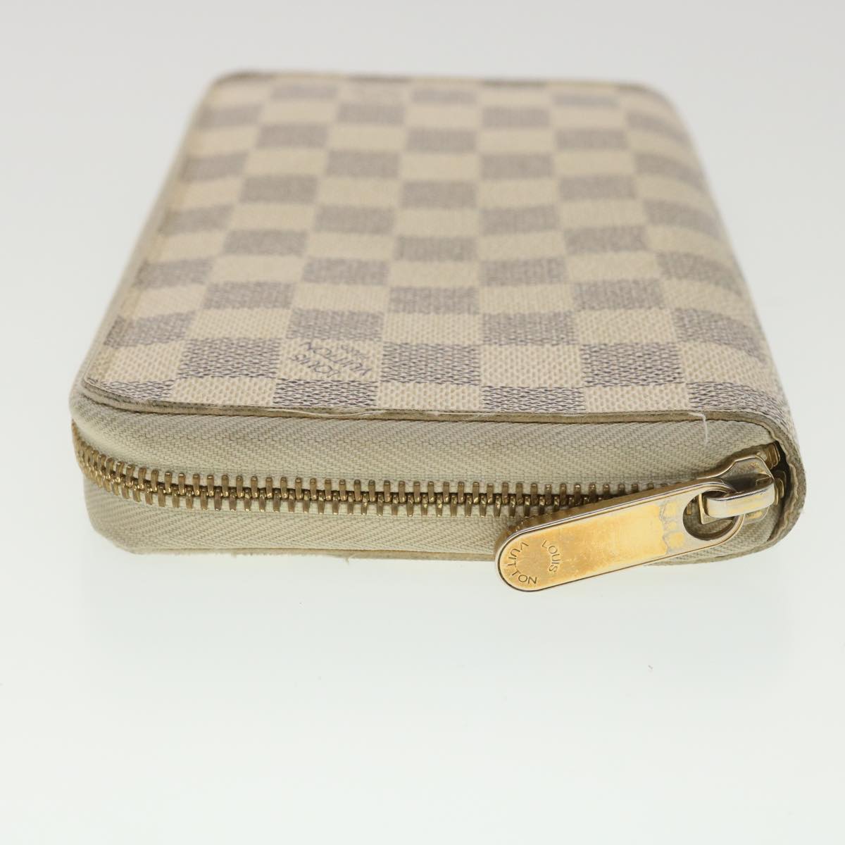 LOUIS VUITTON Damier Azur Zippy Organizer Long Wallet N60012 LV Auth 37631