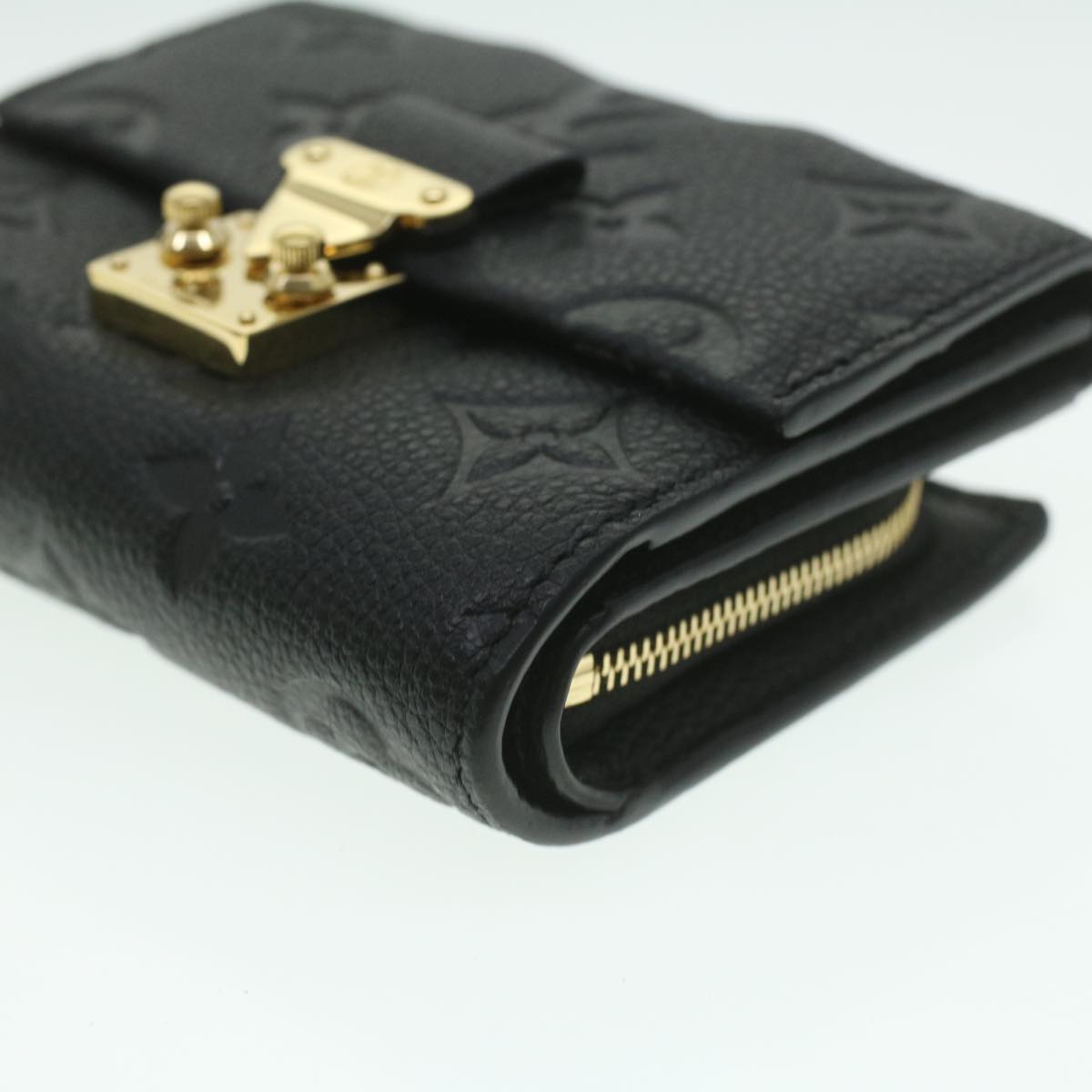 LOUIS VUITTON Empreinte Porte Feuille Metis Compact Wallet Noir M80880 LV 37826A