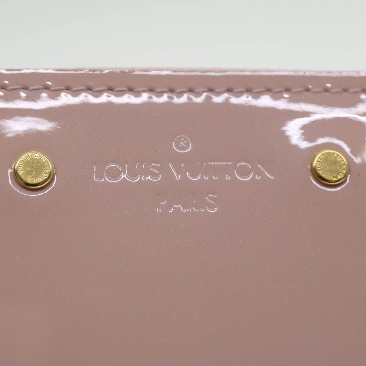 LOUIS VUITTON Vernis Zippy Venice Long Wallet Rose Valerine M62945 LV Auth 37832