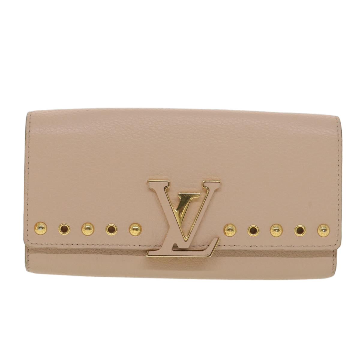 LOUIS VUITTON Portefeuille Capsine Wallet Taurillon Leather Pink M62763 38008