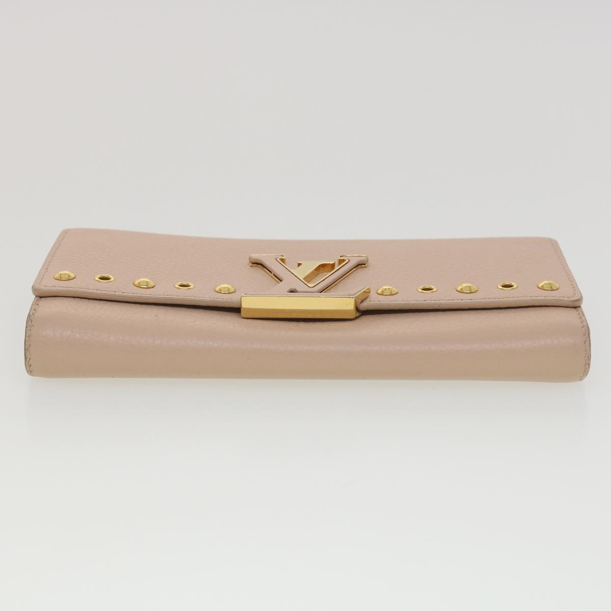 LOUIS VUITTON Portefeuille Capsine Wallet Taurillon Leather Pink M62763 38008