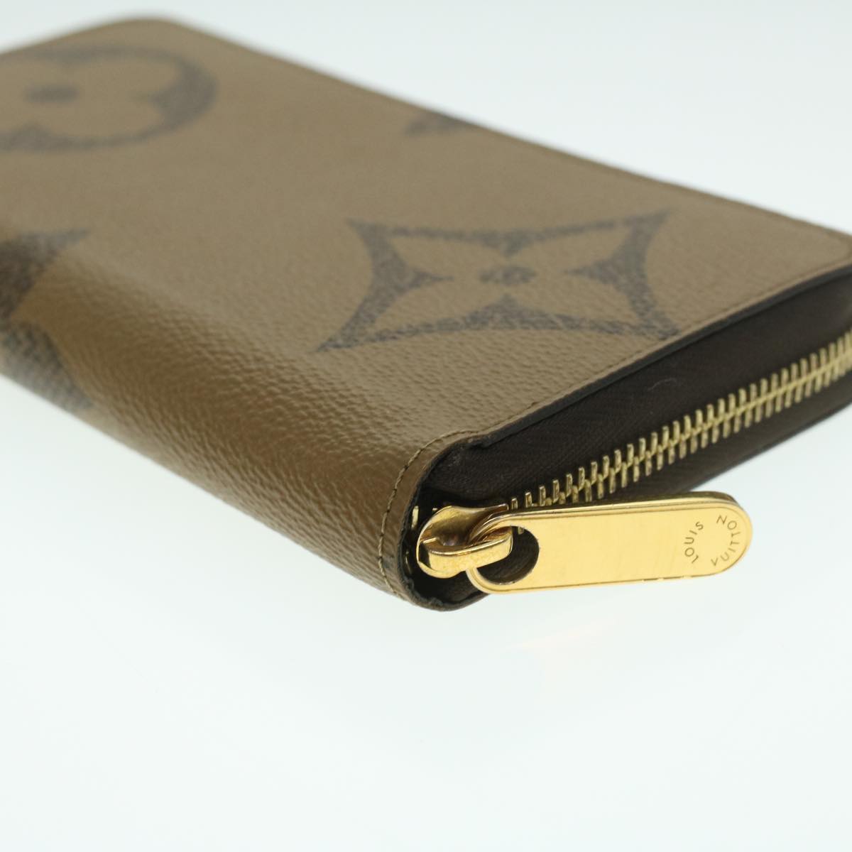 LOUIS VUITTON Monogram Giant Reverse Zippy Long Wallet M69353 LV Auth 38075A