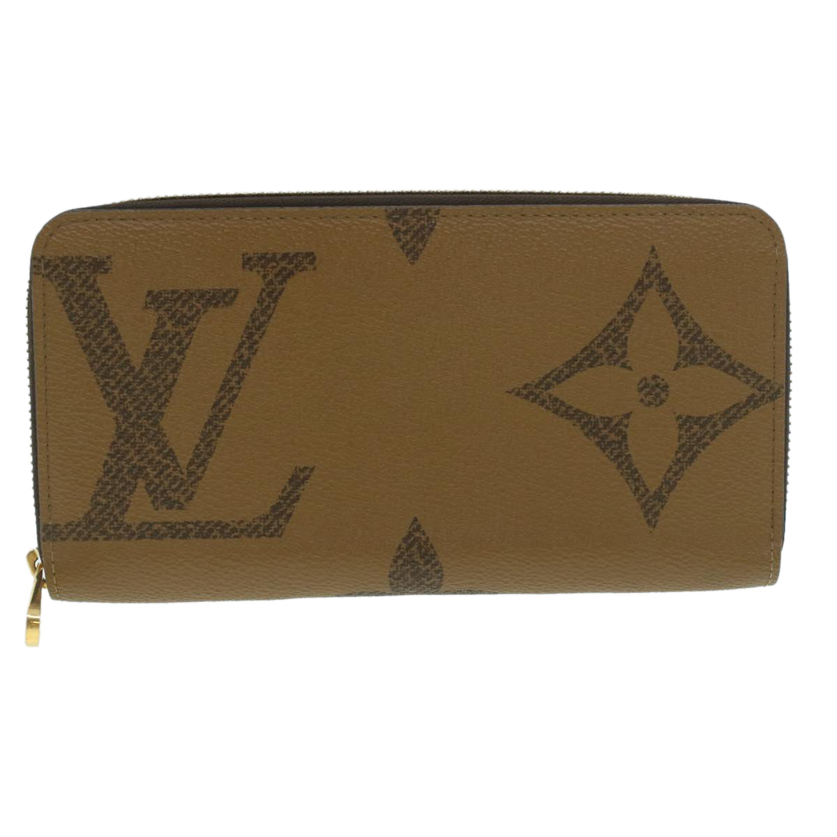 LOUIS VUITTON Monogram Giant Reverse Zippy Long Wallet M69353 LV Auth 38075A