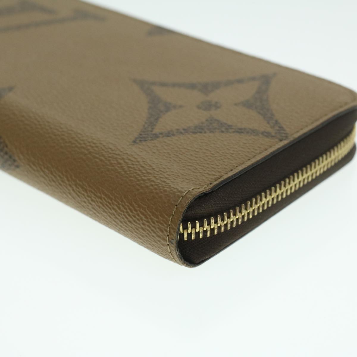 LOUIS VUITTON Monogram Giant Reverse Zippy Long Wallet M69353 LV Auth 38075M