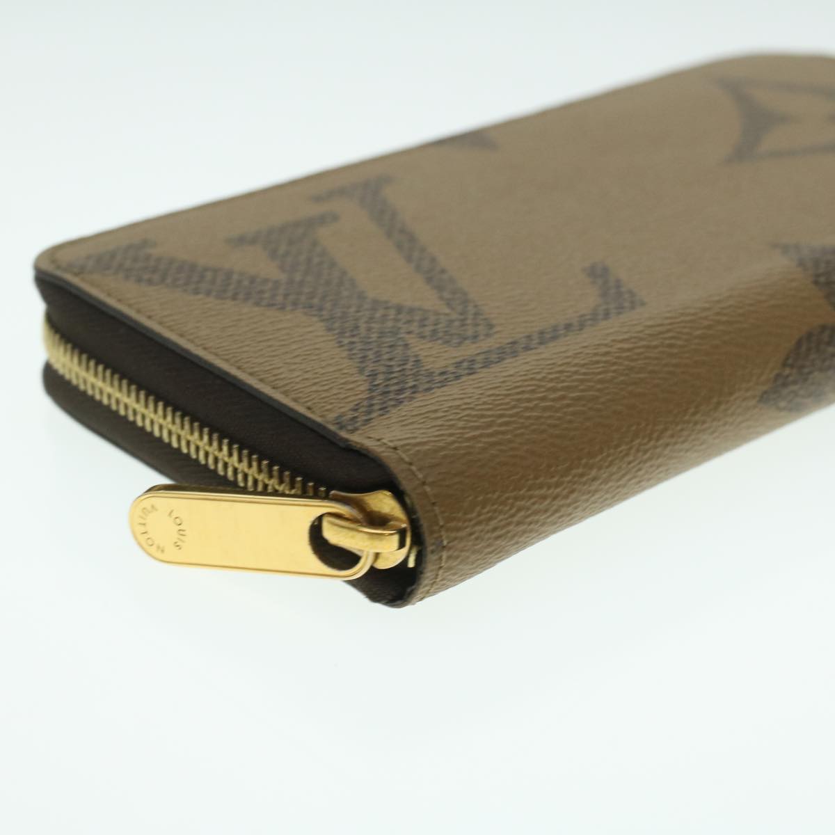 LOUIS VUITTON Monogram Giant Reverse Zippy Long Wallet M69353 LV Auth 38075A