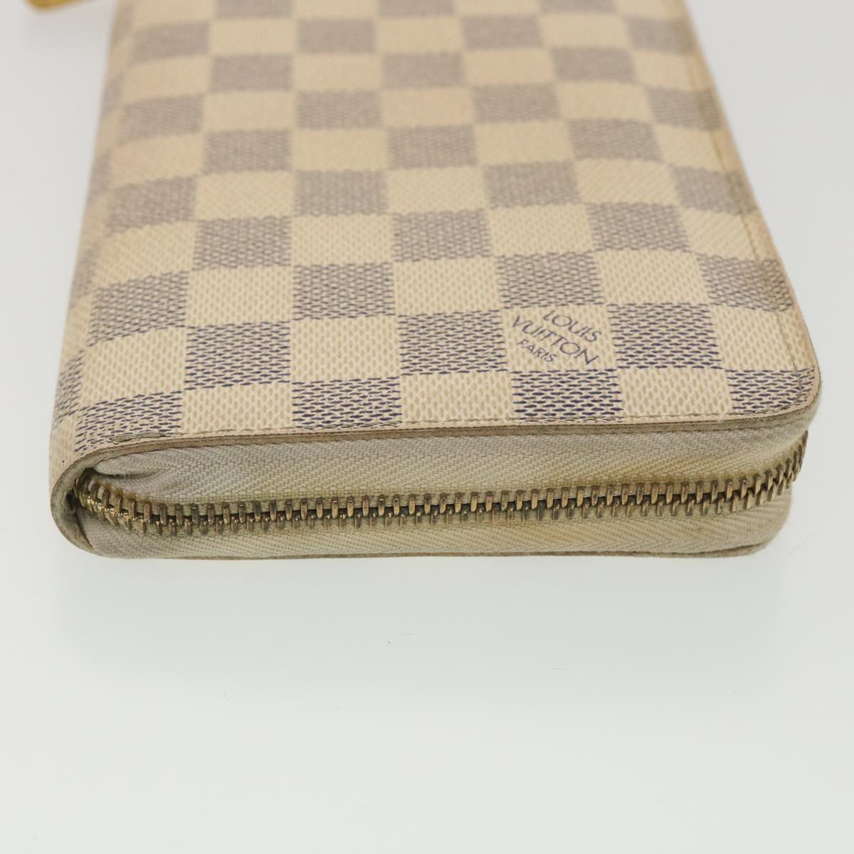 LOUIS VUITTON Damier Azur Zippy Organizer Long Wallet N60012 LV Auth 38241