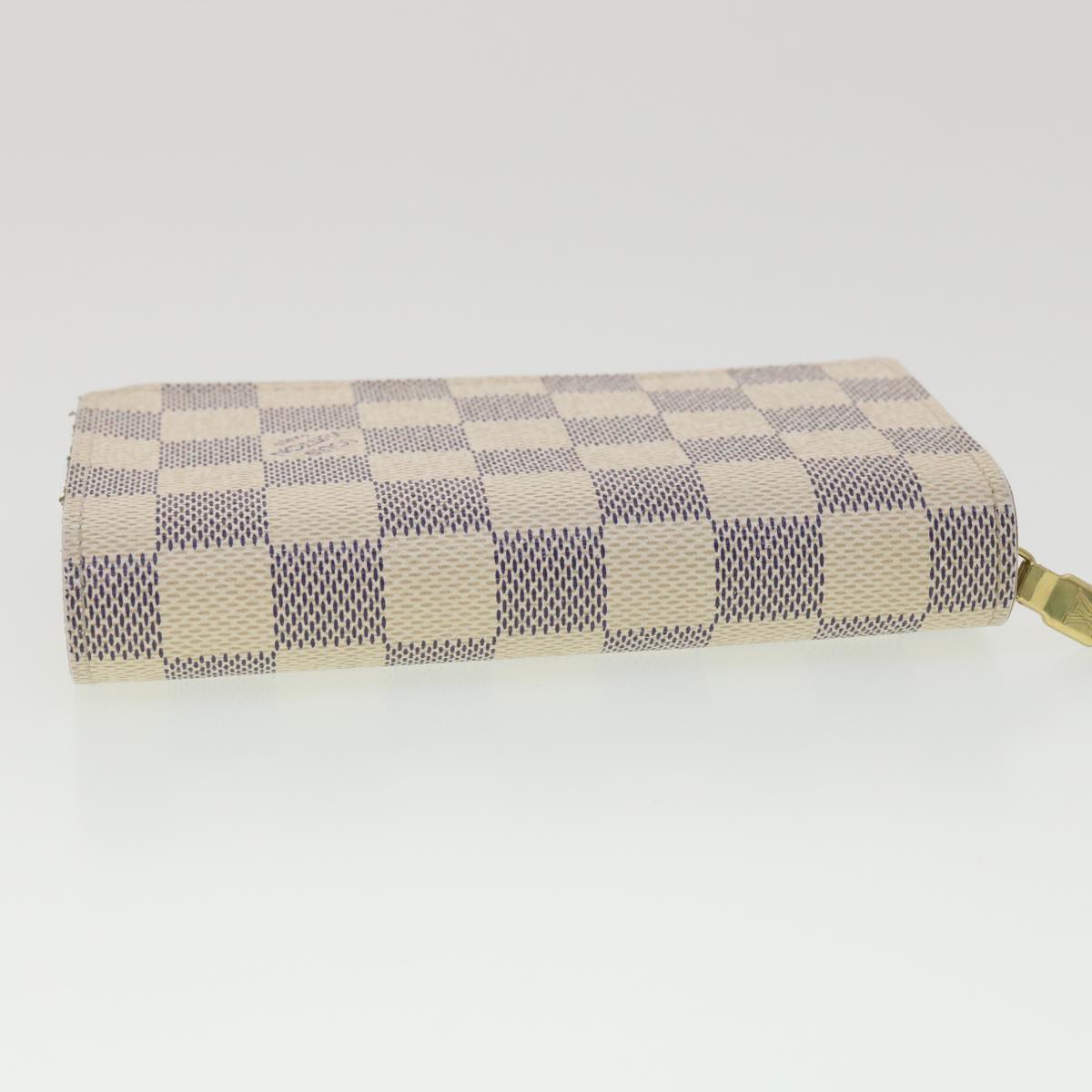 LOUIS VUITTON Damier Azur Porte Monnaie Billets Tresol Wallet N61744 Auth 38421