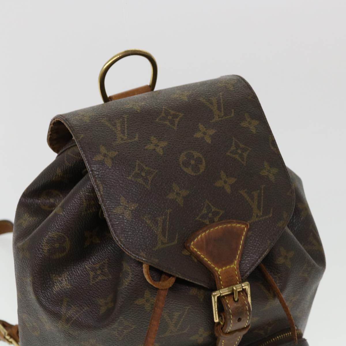 LOUIS VUITTON Monogram Montsouris MM Backpack M51136 LV Auth 38460