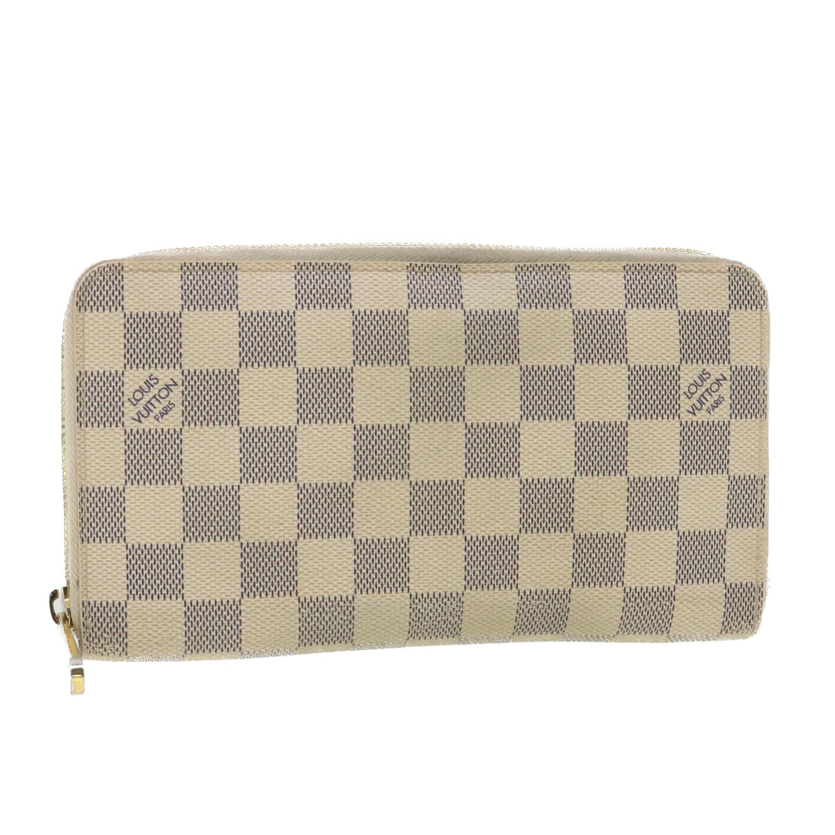 LOUIS VUITTON Damier Azur Zippy Organizer Long Wallet N60012 LV Auth 38529