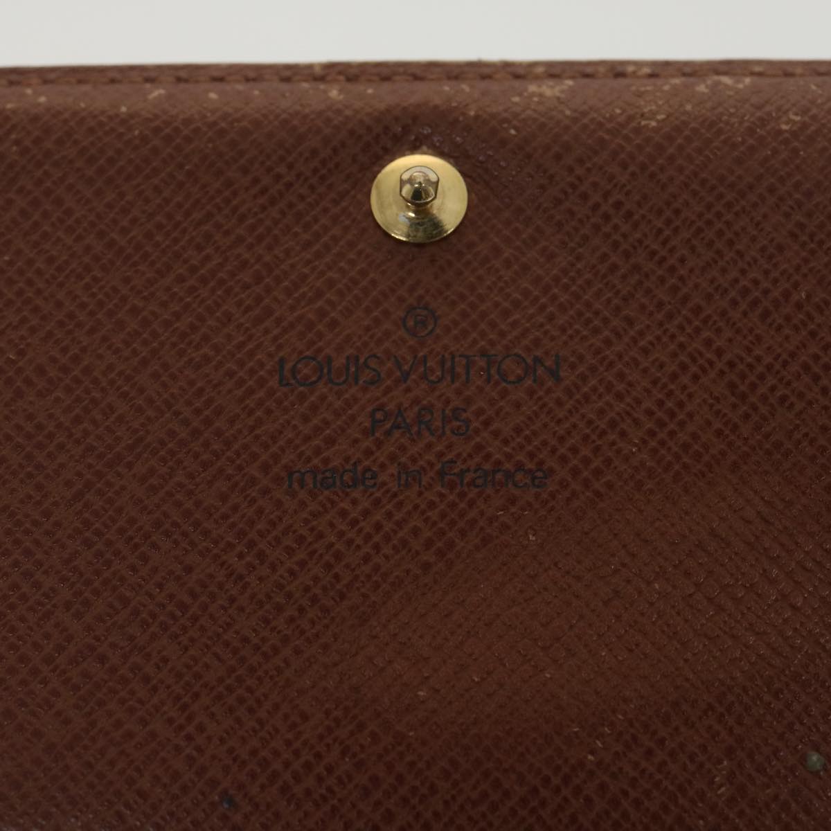 LOUIS VUITTON Monogram Porte Monnaie Billets Tresor Wallet M61730 LV Auth 38645