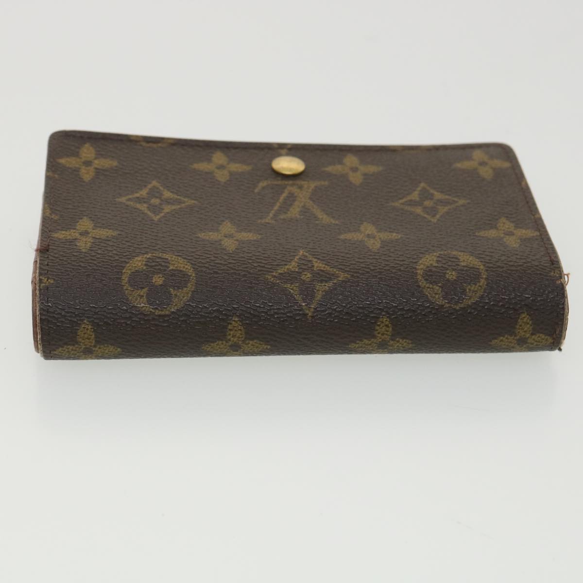 LOUIS VUITTON Monogram Porte Monnaie Billets Tresor Wallet M61730 LV Auth 38645