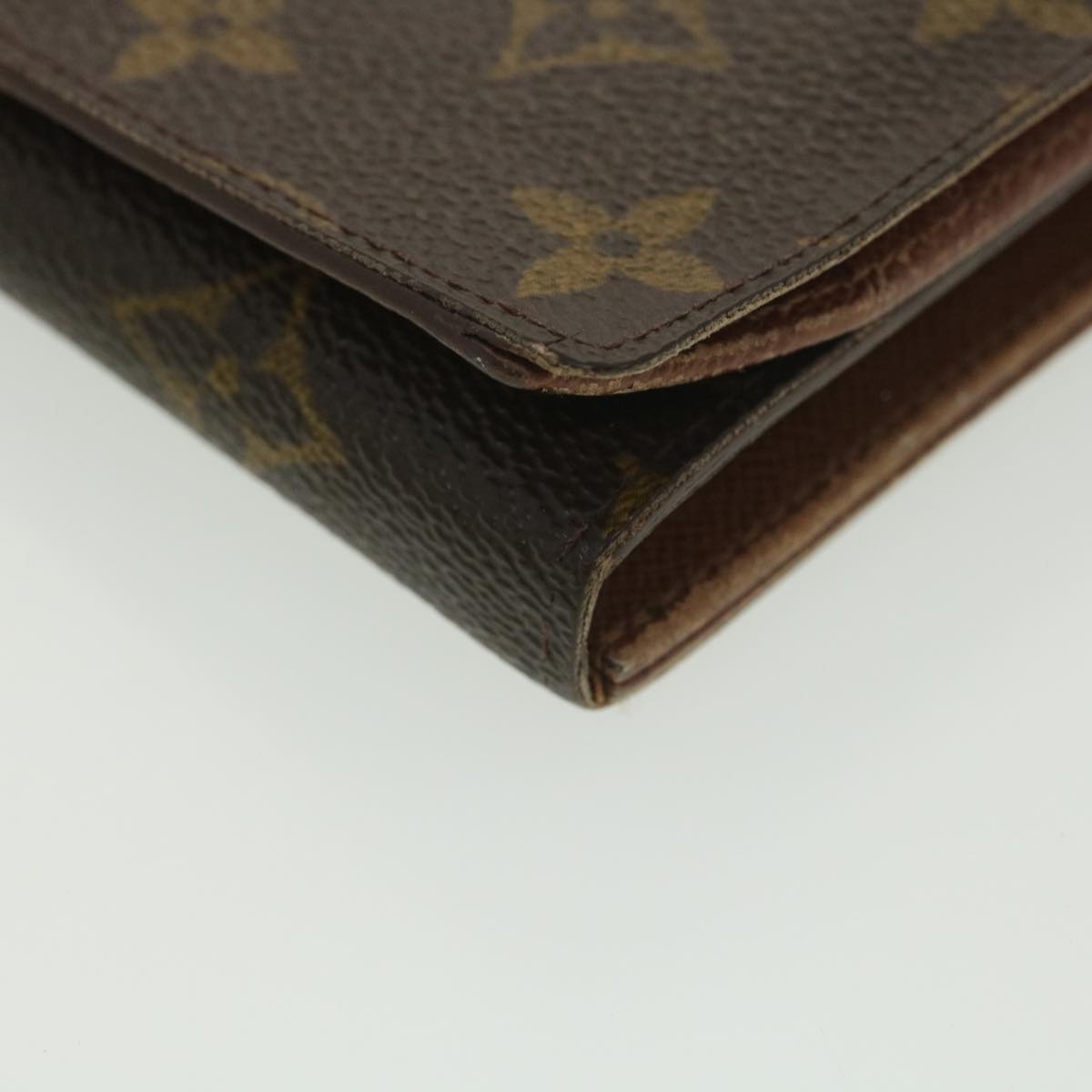 LOUIS VUITTON Monogram Porte Monnaie Billets Tresor Wallet M61730 LV Auth 38645