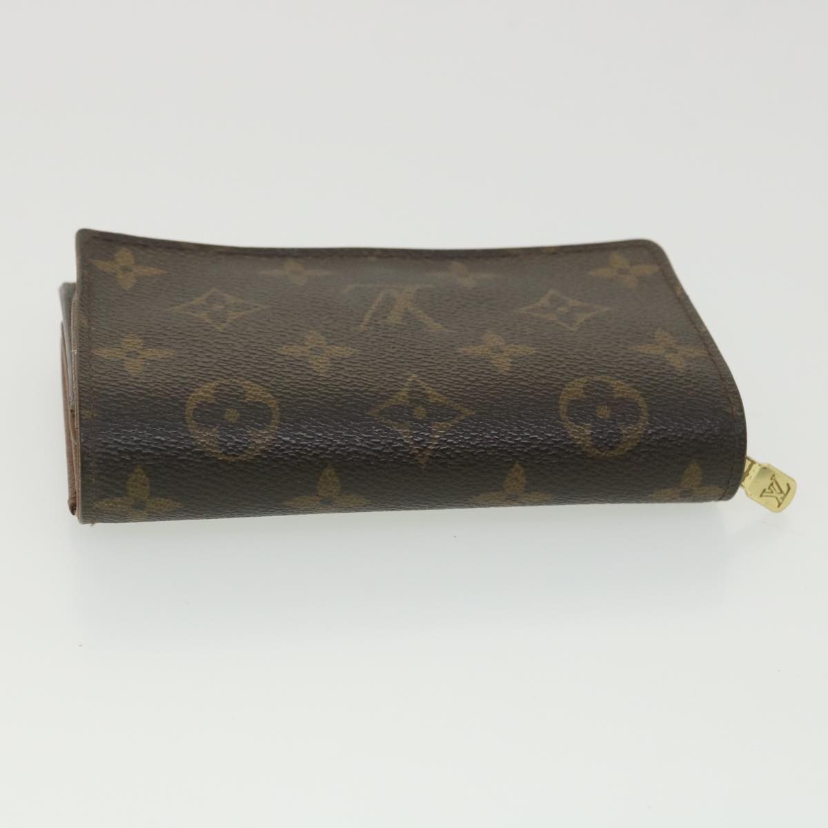 LOUIS VUITTON Monogram Porte Monnaie Billets Tresor Wallet M61730 LV Auth 38663