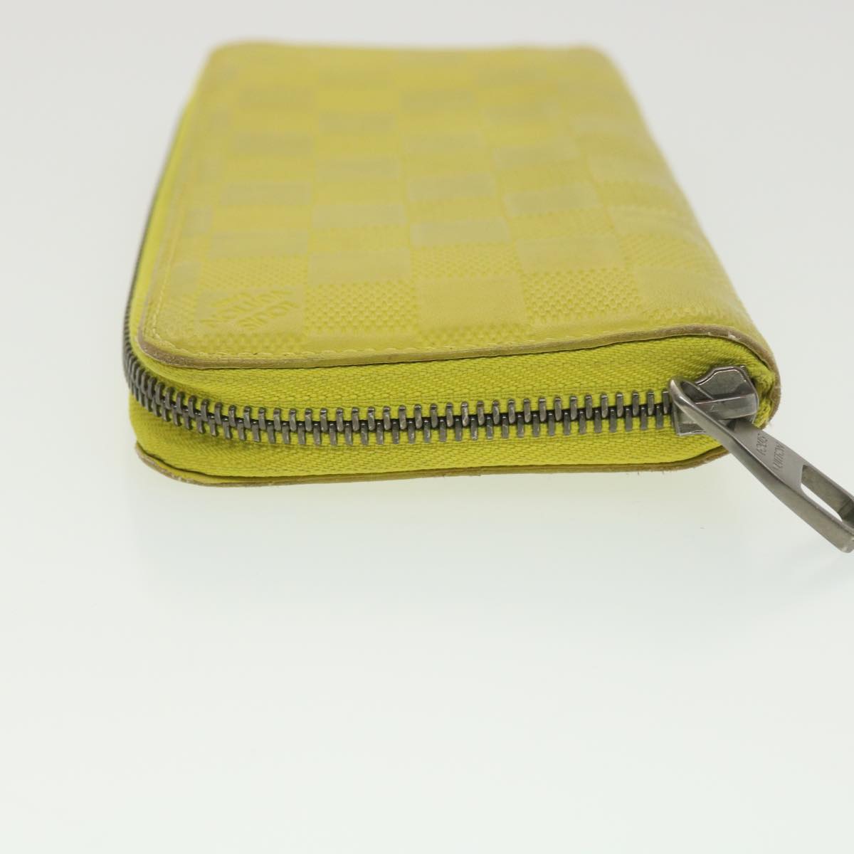 LOUIS VUITTON Damier Infini Zippy Wallet Vertical Wallet Yellow N62236 LV 38679