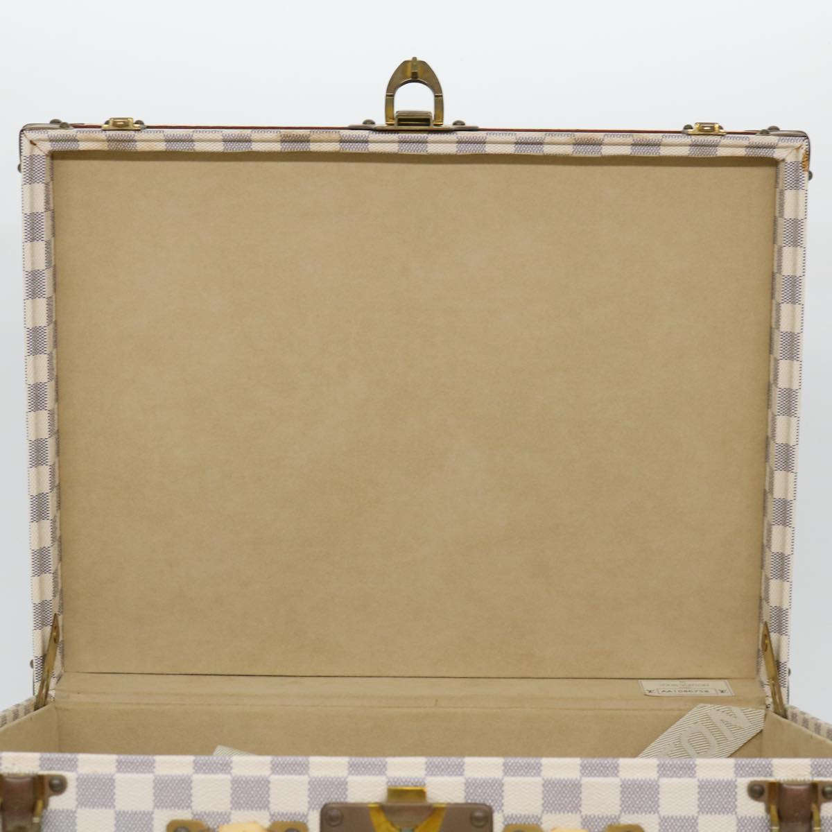 LOUIS VUITTON Damier Azur Cotteville 45 Trunk SPO LV Auth 38808SM