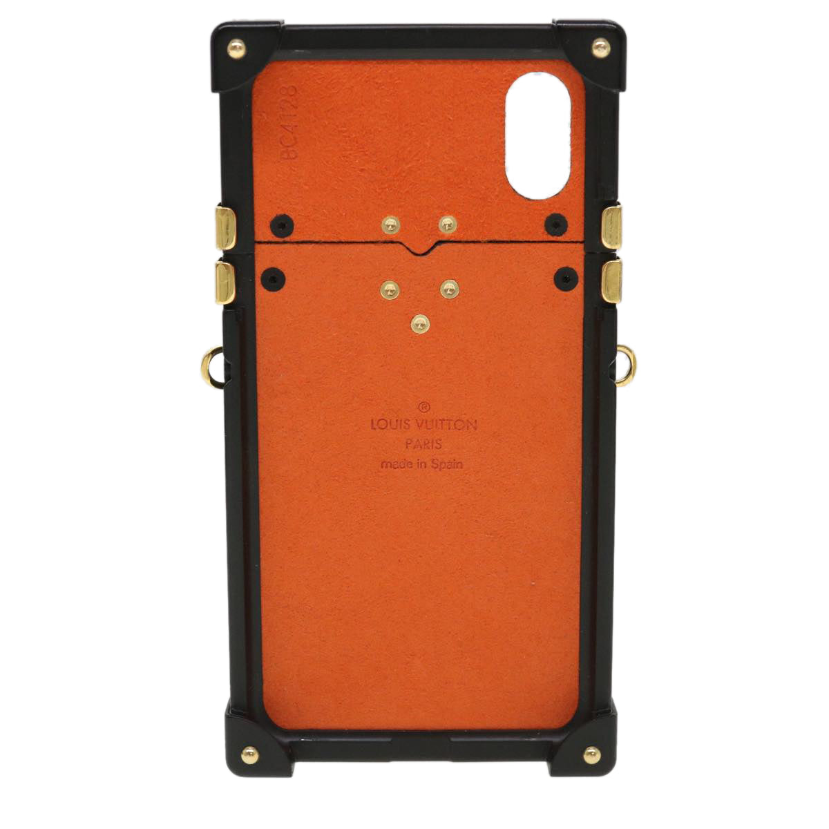 LOUIS VUITTON Transformed Monogram Cat Eye Trunk iPhone Case M63891 Auth 39162
