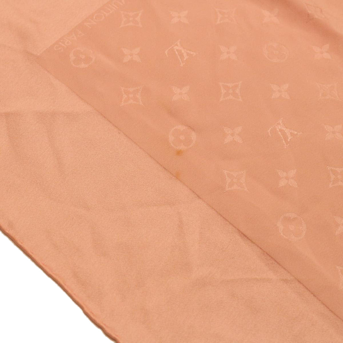 LOUIS VUITTON Monogram Scarf Pink LV Auth 39189