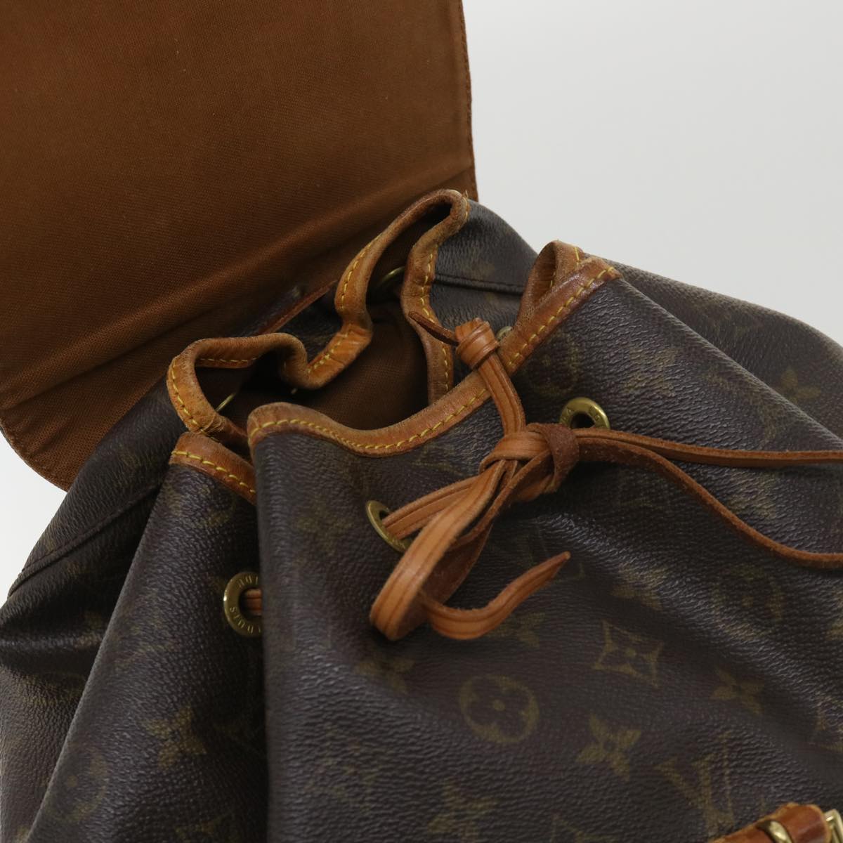 LOUIS VUITTON Monogram Montsouris GM Backpack M51135 LV Auth 39264