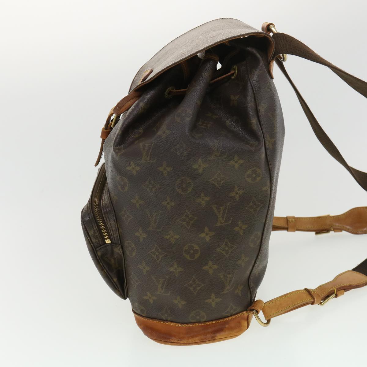 LOUIS VUITTON Monogram Montsouris GM Backpack M51135 LV Auth 39264