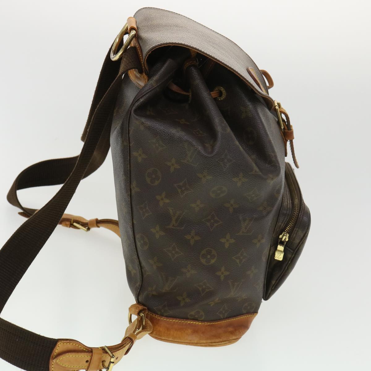 LOUIS VUITTON Monogram Montsouris GM Backpack M51135 LV Auth 39264