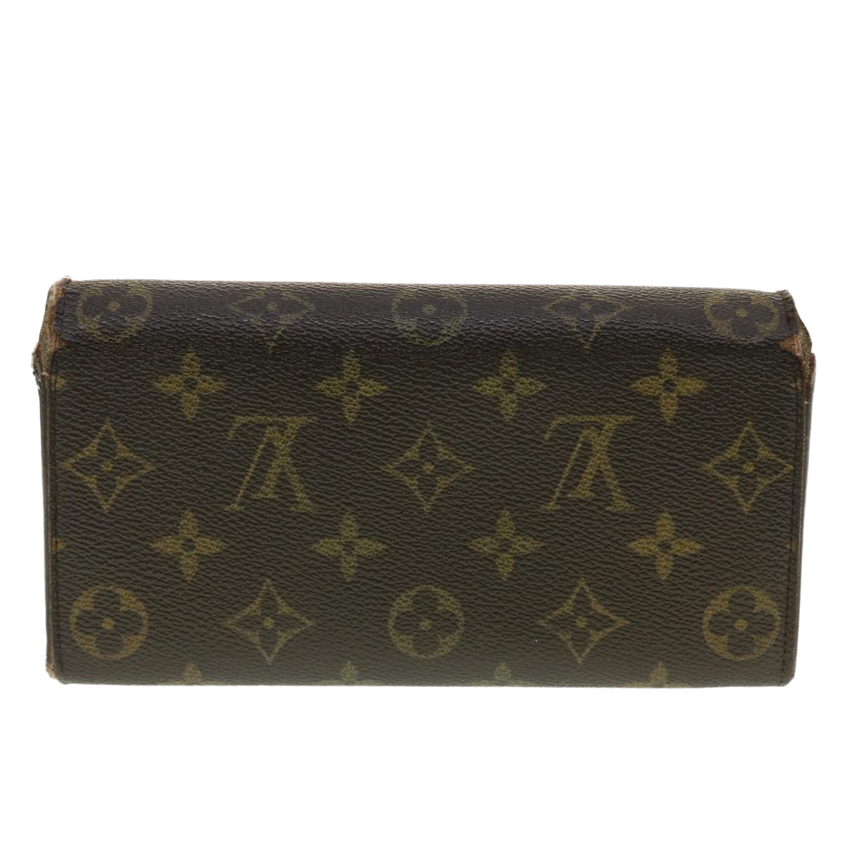 LOUIS VUITTON Monogram Portefeiulle Sarah Long Wallet M66556 LV Auth 39470